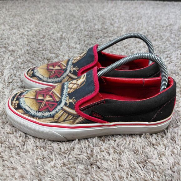 Vans Classic Slip On Slayer Reign In Blood Shoe Men’s 7 Womens 8.5 Metal Album main image 9